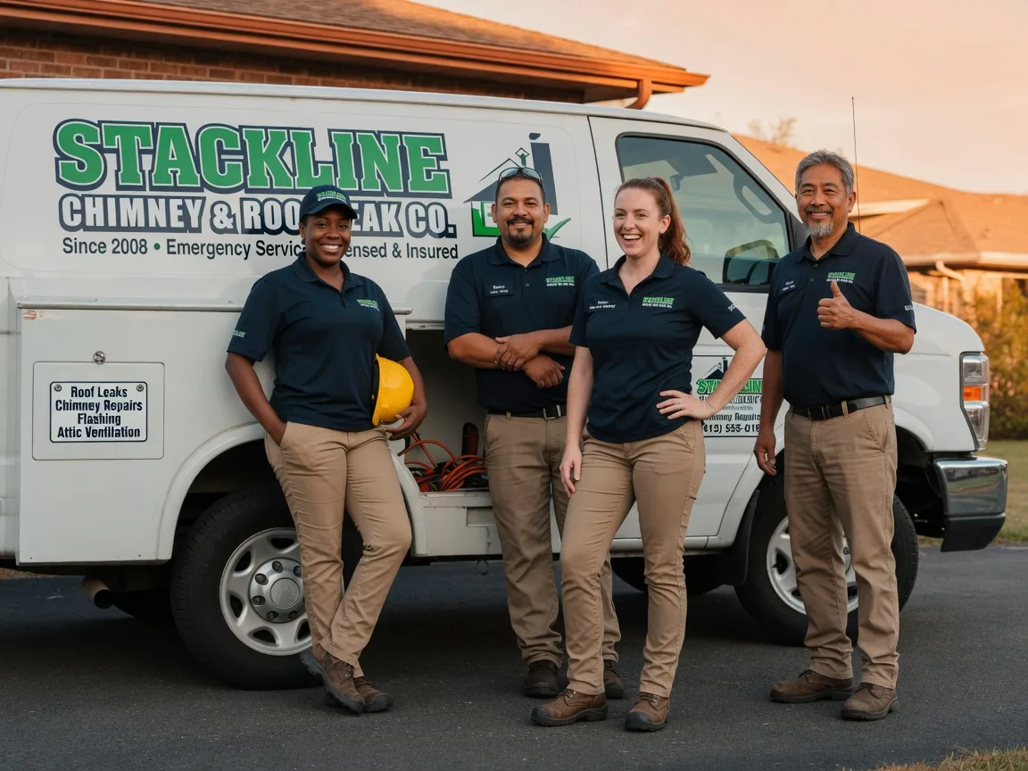 Chimney flashing repair company in Elverta, CA